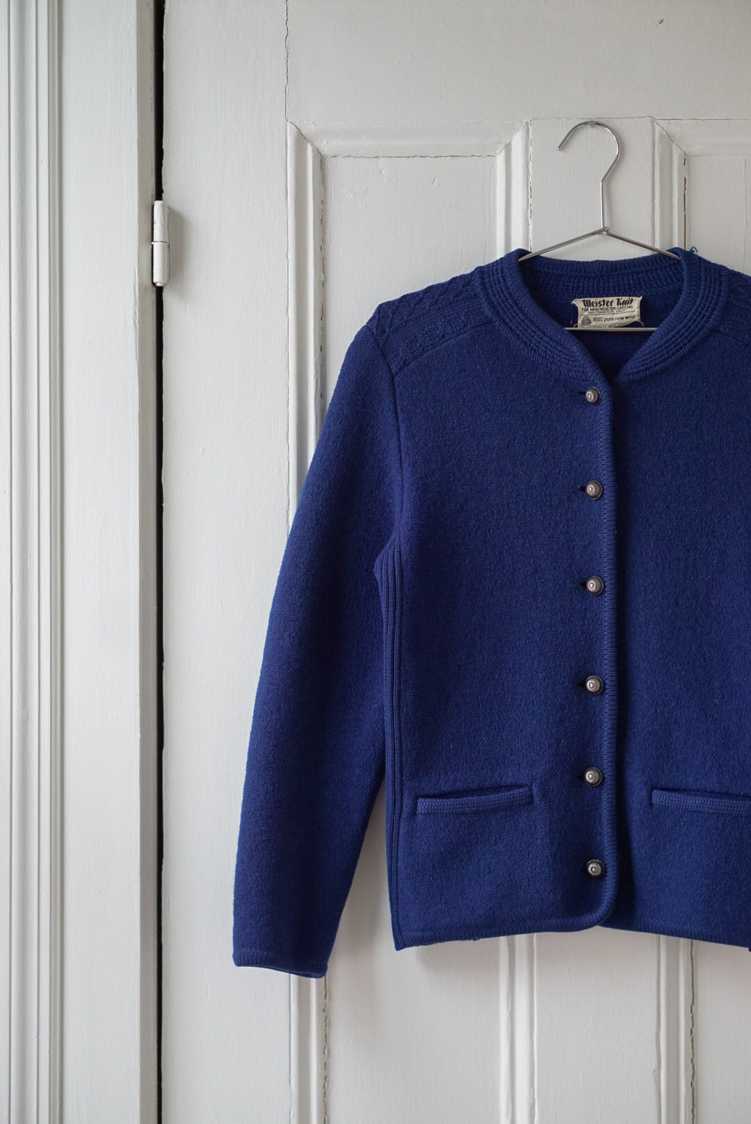 Sapphire Wool Cardigan Jacket | Size S/M