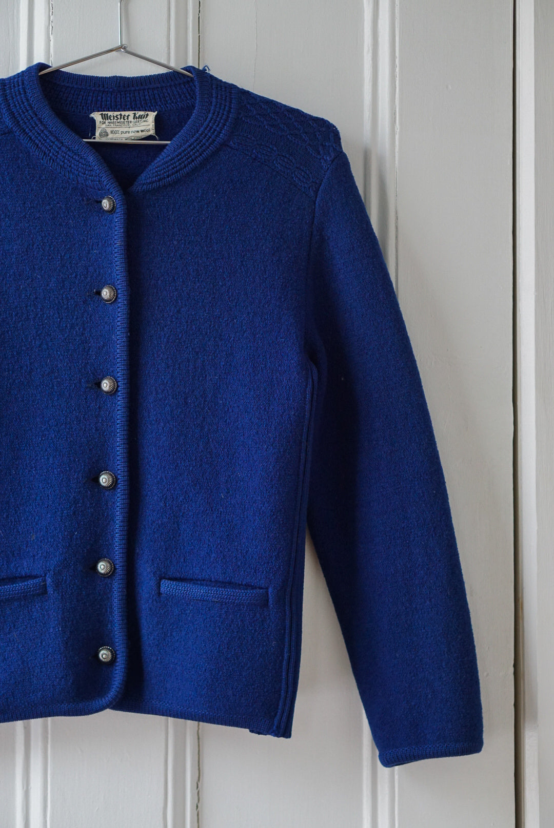 Sapphire Wool Cardigan Jacket | Size S/M