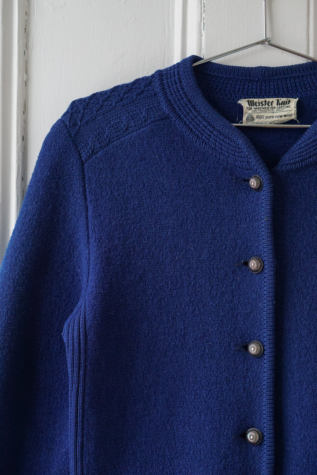 Sapphire Wool Cardigan Jacket | Size S/M