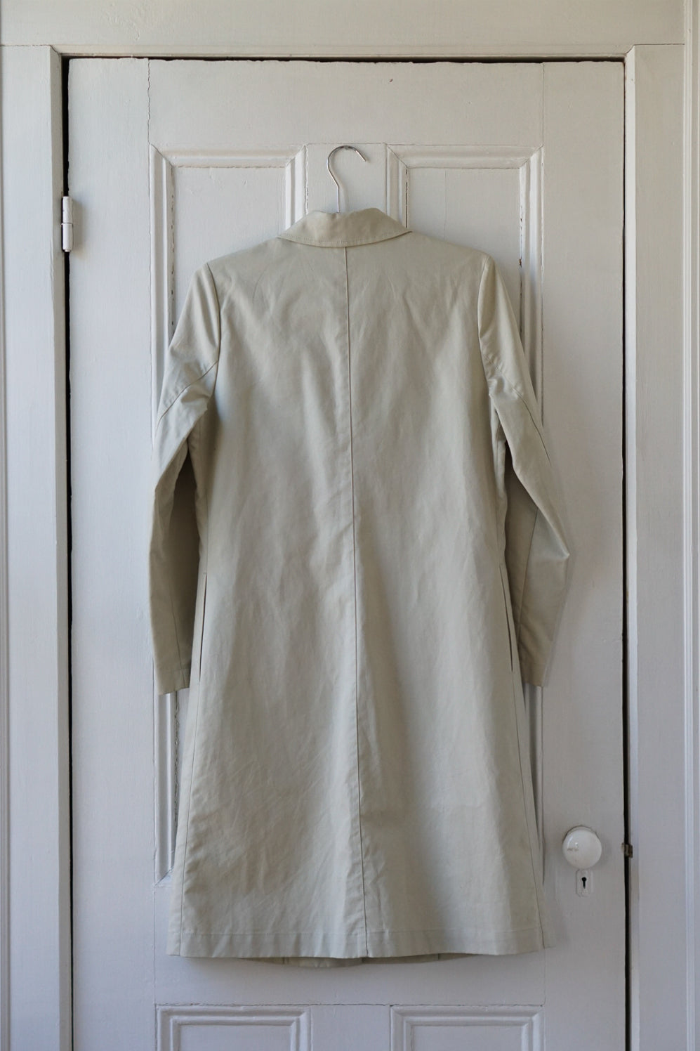 Beige Structured Spring Trench Coat | Size S/M