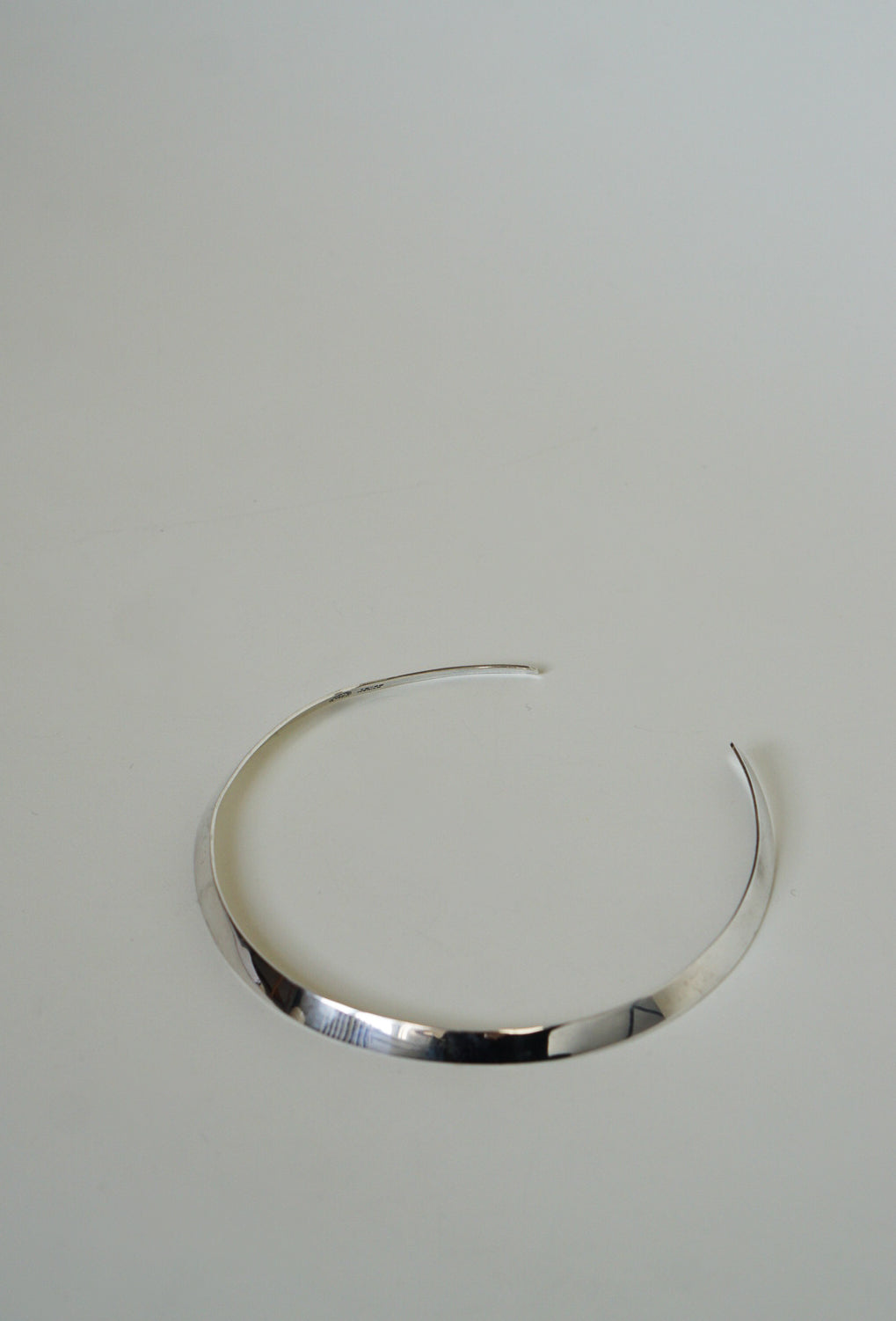 Mexican Sterling Silver Sculptural Collar Necklace