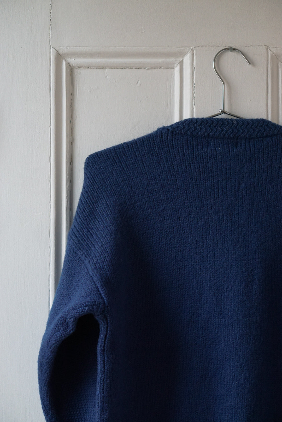 French Navy Pure Wool Sweater | Size S/M