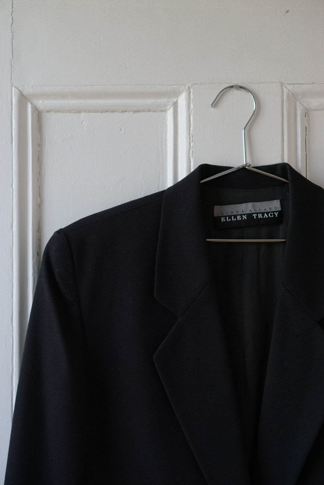 Black Pure Wool Blazer | Size M/L