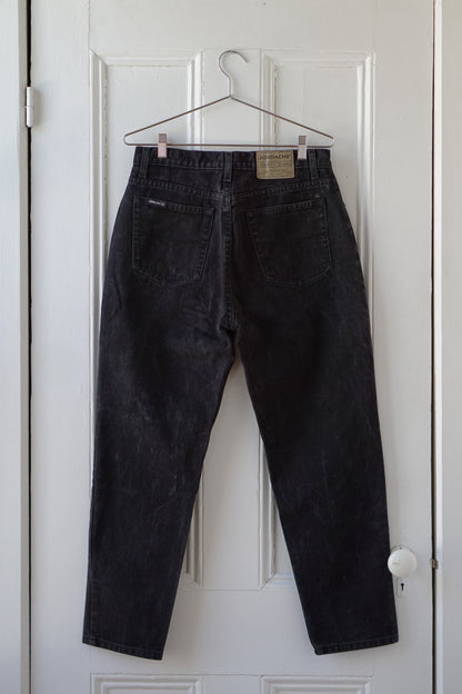 Black Straight Leg Denim Jeans | Size 30/31