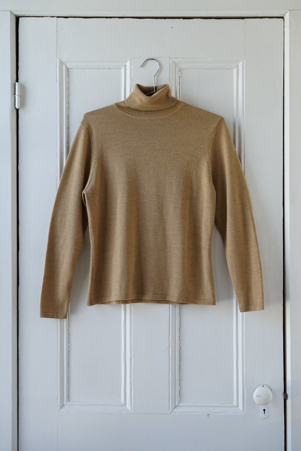 Biscotti Wool Turtleneck Sweater | Size M