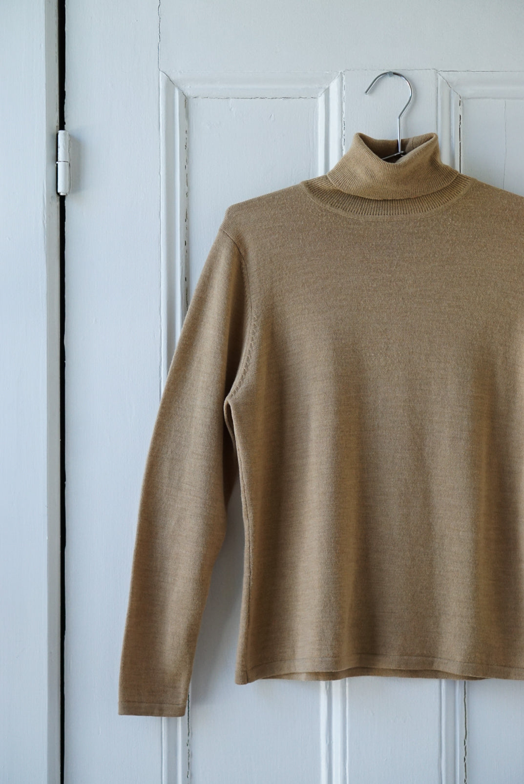 Biscotti Wool Turtleneck Sweater | Size M