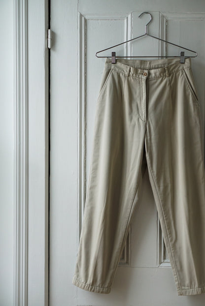 Floral Lined High Rise Khaki Pants | Size 29