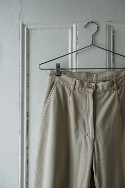 Floral Lined High Rise Khaki Pants | Size 29