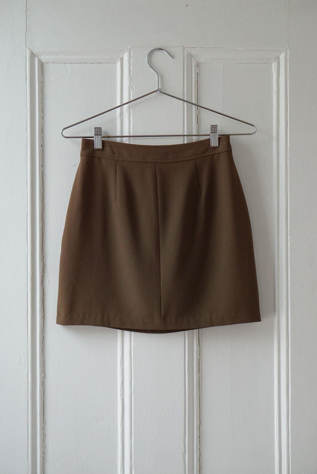 Army Green 90s Mini Skirt | Size 26