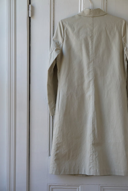 Beige Structured Spring Trench Coat | Size S/M