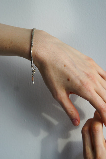 Italian Sterling SIlver &quot;Bacio&quot; Bracelet