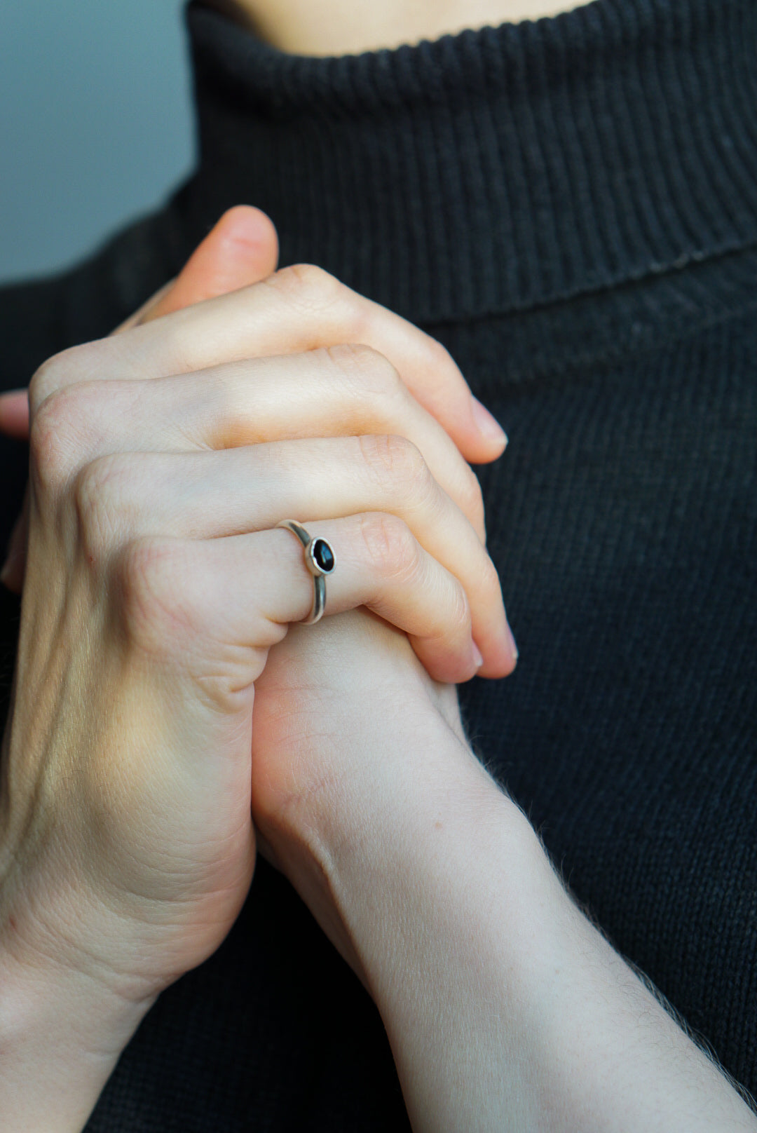 Sterling Silver Onyx Ring