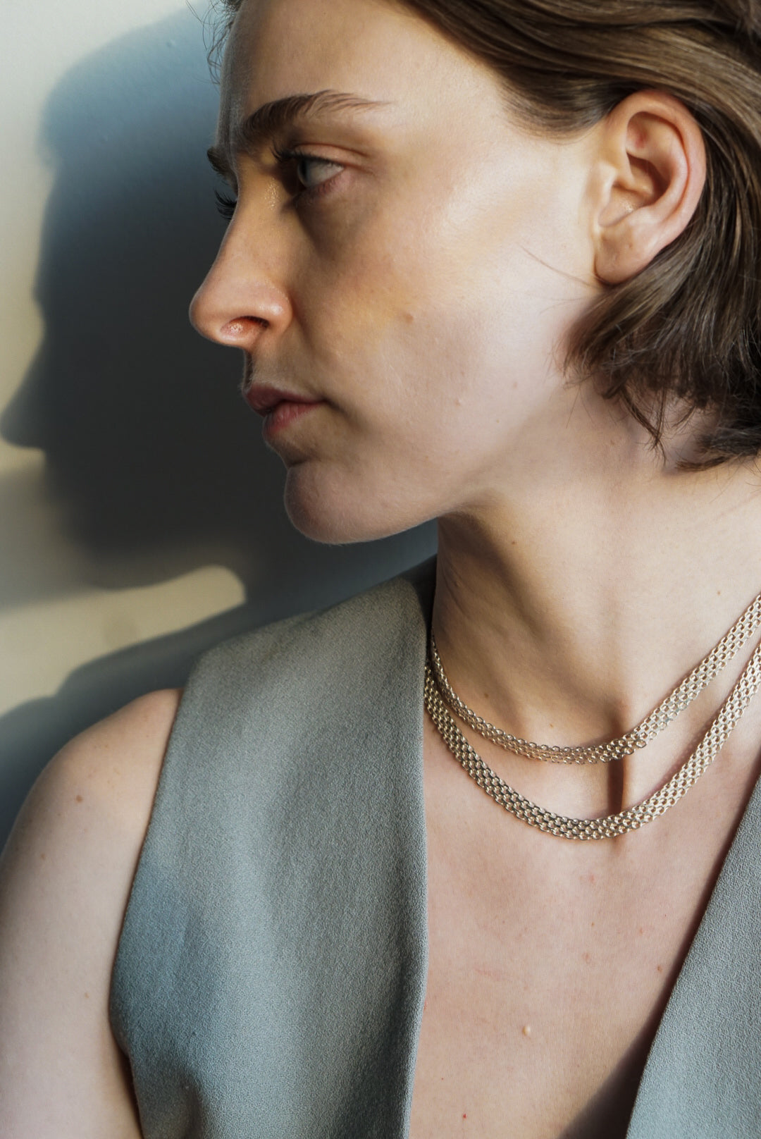 18&quot; Italian Sterling Silver Mesh Chain