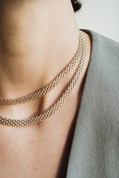 18&quot; Italian Sterling Silver Mesh Chain