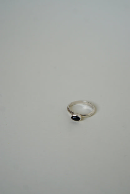 Sterling Silver Onyx Ring