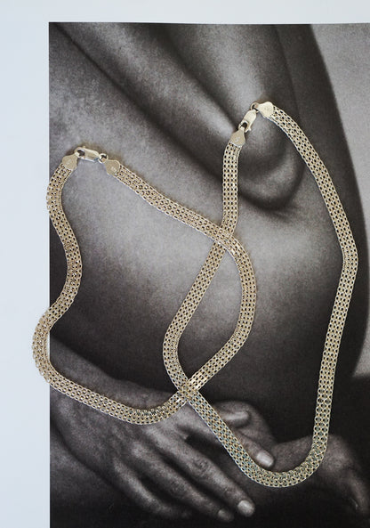 18&quot; Italian Sterling Silver Mesh Chain