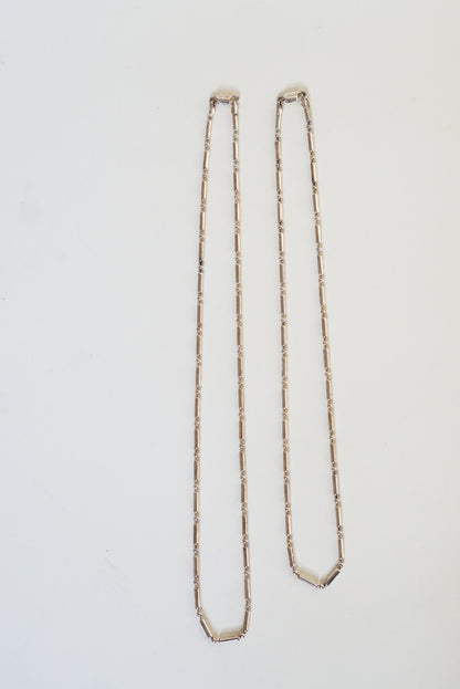 18&quot; Italian Sterling Silver Tube Chain