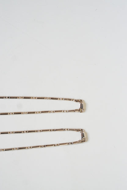 18&quot; Italian Sterling Silver Tube Chain