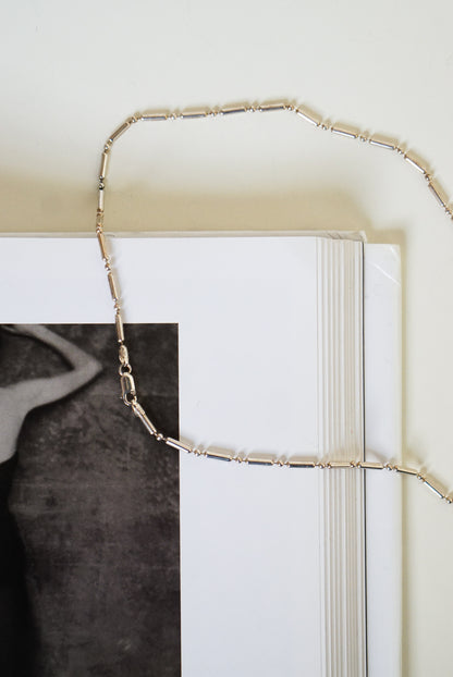 18&quot; Italian Sterling Silver Tube Chain